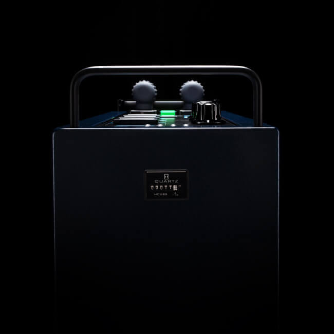 PEMF machine in a black blackground